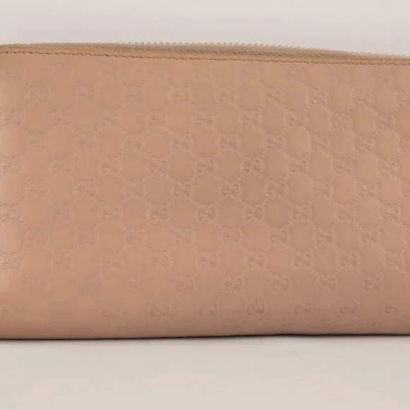 Gucci Micro Guccisima Bow Continental Wallet, Beige Pink, Leather - Picture 7 of 14